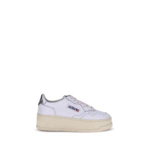 AUTRY Medalist Platform Sneakers PTLWLL05_WHTSILVER