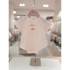 오가닉맘 (쌍둥이출산돌선물)반소바디수트(린ST오렌지그린) (MKMLQS1112)