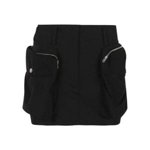 Stella McCartney 지퍼 디테일 카고 미니 스커트 6300373STA06 1000 TP942665824
