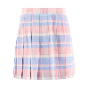 Thom Browne 타탄 플리츠 미니 스커트 FGC402AF0171 680 TP942665765