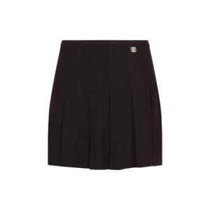 지방시 4G 플라크 미니 플리츠 스커트 BW40XR4ZPL 224RUSSETBROWN TP936149095