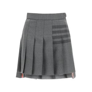 Thom Browne 4 바 스트라이프 플리츠 미니 스커트 FGC402A04346 035 TP936687370