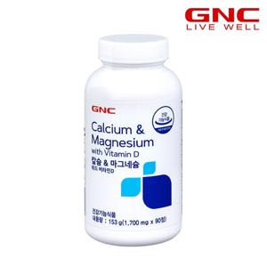 [GNC] 칼슘 앤 마그네슘 비타민D (90정) 45일분