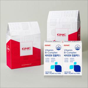 [GNC] 비타민B 컴플렉스 60정(30일분) x 2개 선물세트