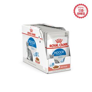 로얄캐닌 그레이비 파우치 인도어 85g X 12P