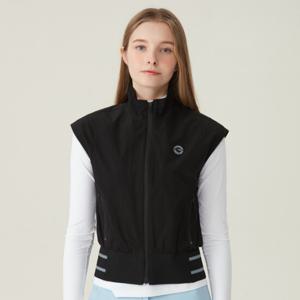 [60%OFF] 르꼬끄골프 여성 풀집업 하이넥 우븐 베스트 (GO322LWV81)