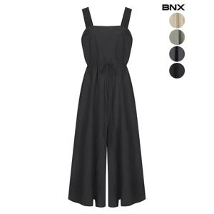 [BNX]여성 바스락 셔링 와이드 점프수트