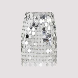 파코라반 숏 스커트 19EIJU010PS0133 P040 SILVER