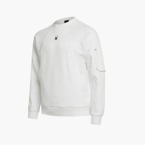 [스파이더] 공용 포켓 맨투맨 티셔츠 SPGFCNRL302UWHT