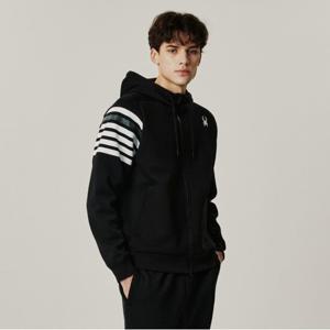 [스파이더] 남성 라드패드 후드 집업 셋업 자켓 SPJPCNFT301MBLK