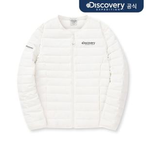 디스커버리 여성 픽시버G U넥 구스다운 경량패딩 (CREAM) DWDJ74046-CRS