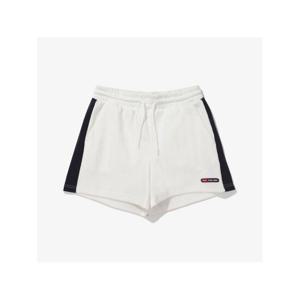 [휠라]우먼스 우븐 배색 숏팬츠 (FS2TRE2181F_WHI)