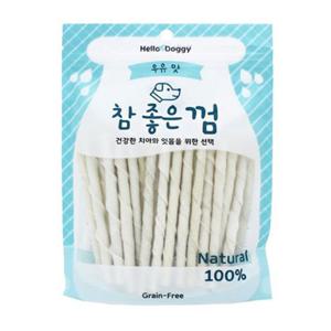 우유맛 참좋은 강아지 스틱껌 45p 반려견 애견 간식