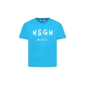 키즈 엠에스지엠 티셔츠 S5MSJUTH063 MS011 LIGHT BLUE