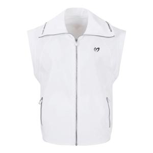 마스터바니에디션 여성 로고 라인 투웨이 칼라 집업 베스트(421E1JV204)