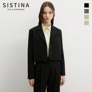 [SISTINA] 인기 싱글 크롭 셋업 자켓_AWSJKP11030
