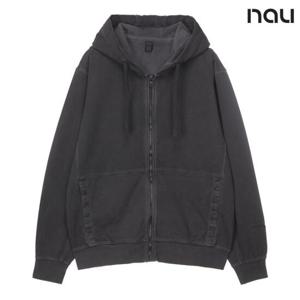 나우  (1NUTSS3904_DY) U GD면테잎포켓스웻후드집업 D.GRAY