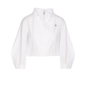 지방시 블라우스 BW61CK15JT 100 White