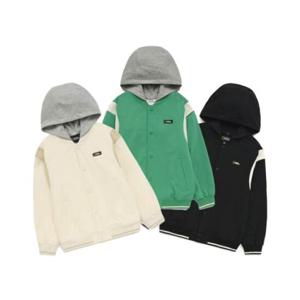 내셔널지오그래픽키즈 K241UJP010 남여공용 데일리 베스트아이템 간절기 바시티 후드탈부착 야구점퍼