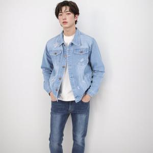 [보이투맨]남성용 찢어진 워싱 청자켓 YO170B