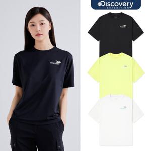 디스커버리 [택가69,000원] 24SS할인 여성 핫썸머 백그래픽 기능성 반팔티셔츠 DWRS6H043