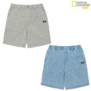 내셔널지오그래픽키즈  (K252UHP030) 시원한 청반바지 5부 데님 팬츠