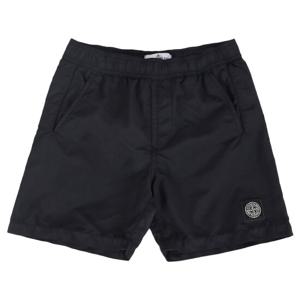 스톤아일랜드 25SS 키즈 나일론 패치 스윔팬츠 블랙 6B100003 V0029 10-12Y