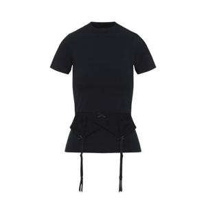 발렌시아가 반팔 티셔츠 828869TNVB21083 Black
