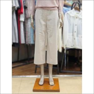 BCBG 세이브존02 백 밴딩 스트레이트 린넨 팬츠 B5B3P304