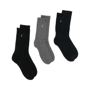 25 SS 폴로 랄프로렌 로고 자수 양말 3팩 세트 449655211 TP438542677