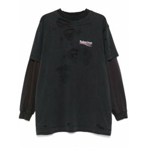 [BALENCIAGA] 여성 티셔츠 앤 폴로 블랙 818555D TRVK89756 /11