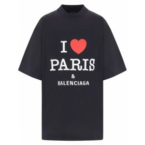 [BALENCIAGA] 여성 티셔츠 앤 폴로 블랙 764235D TRVU91041 /11
