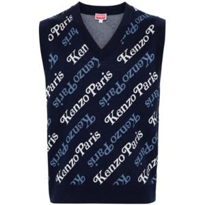 겐조 니트 베스트 FE55PU4583CB navy