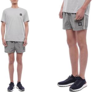 [스톤아일랜드] 25SS 남성 나일론 메탈 쇼트 스윔팬츠 (K1S15B100006 S0043 V0061 25S)