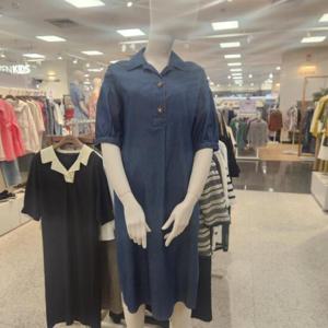 올리비아로렌 HC05 데님 라이크 원피스 VVBOA4M3381