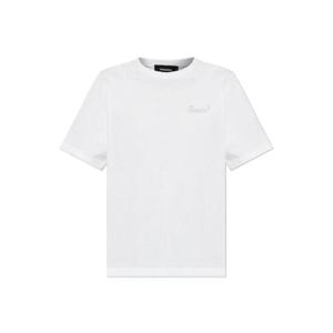 Dsquared2 로고 라인스톤 장식 크루넥 티셔츠 S75GD0452D20020 100 TP940294577