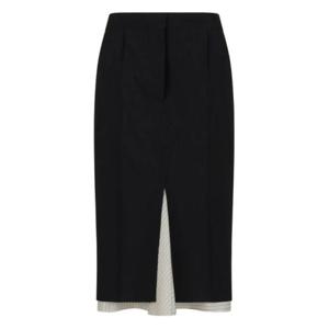 마르니 미디 스커트 GOMA0767U0TW839 00N99 BLACK