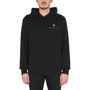 필립플레인 블랙 풀오버 후드티 AABCMJB2857 PJO002N0207