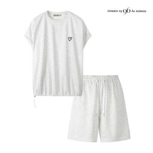 [나인식스뉴욕]하트 스트링 티 앤 팬츠 셋업 (NP6ST002M0)