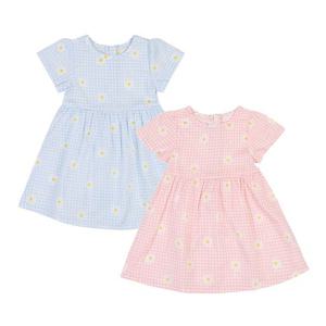 [아가방]하퍼데이지반팔원피스(BLUE,PINK)_01S354051
