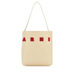 MARNI Ivory leather small Museo shoulder bag SHMP0111U0P6483 ZO721