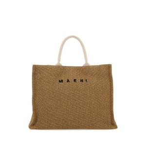 MARNI 비스킷 라피아 쇼핑백 SHMP0078U0P3860 Z0R42
