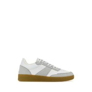 A.P.C. Two-tone synthetic leather Plain sneakers PUABHM56112 CAF