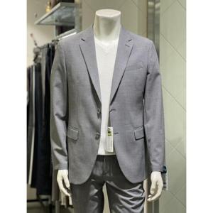 BASSO 세이브존01 COOL 라이트 그레이 체크 패턴 스판 캐주얼 자켓 BSY2JC41AGR