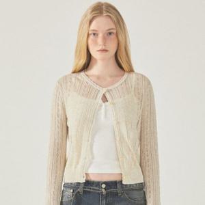 [후아유]여성 Croche Long Sleeve Cardigan WHCKF3533F