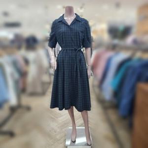 [BCBG][BCBG] o 스퀘어 체크 원피스 B5C7O602