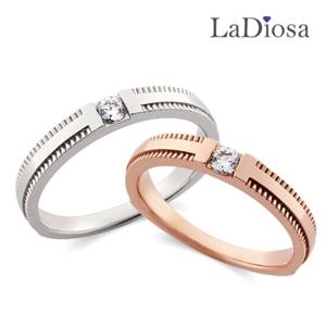 라디오사 18K 커플링 G18D-5952RO 커플반지 한쌍