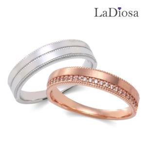 라디오사 18K 커플링 G18D-5992RO 커플반지 한쌍