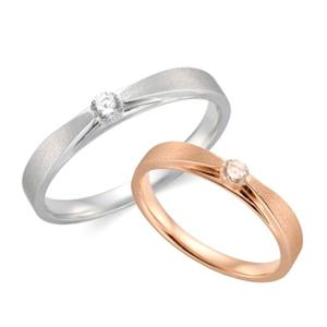 라디오사 18K 커플링 G18D-5918RO / 남녀한쌍 커플반지