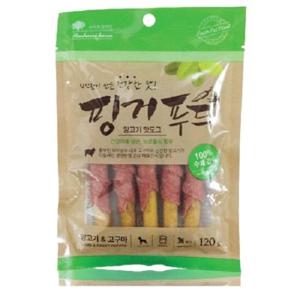 [엔터펫]핑거푸드 국산수제간식120g(양고기 핫도그)